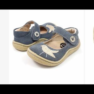 ISO Gray Glitter sparkle bird. Size 7